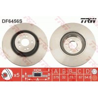 DF6456S TRW Гальмівний диск