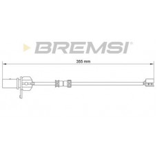WI0922 BREMSI Сигналізатор зносу гальмівних колодок