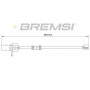 WI0922 BREMSI Сигналізатор зносу гальмівних колодок