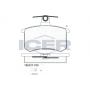 180337-700 ICER Комплект гальмівних колодок дисковий гальм