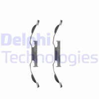 LX0330 DELPHI Комплектуючі колодки дискового гальма