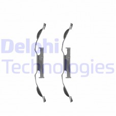 LX0330 DELPHI Комплектуючі колодки дискового гальма