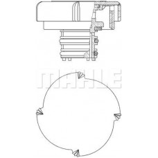 CRB 21 000P MAHLE Кришка резервуар охолоджувальної рідини