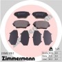 23585.170.1 ZIMMERMANN КомплеК т гальмівних колодок, дискове гальмо