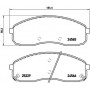 P 30 058 BREMBO Комплект гальмівних колодок дисковий гальм