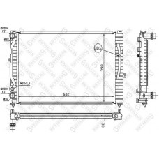 10-25021-SX STELLOX Радіатор охолодження двигуна