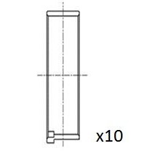 BB2075-STD FAI AutoParts Шатунний підшипник
