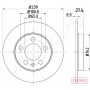 DP-0933C JAPANPARTS Гальмівний диск