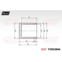 72952004 MAXTECH Поршень корпус скоби гальма