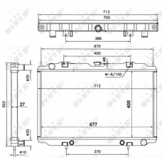 WG1723040 WILMINK GROUP Радіатор охолодження двигуна