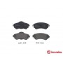 P 61 105 BREMBO Комплект гальмівних колодок дисковий гальм