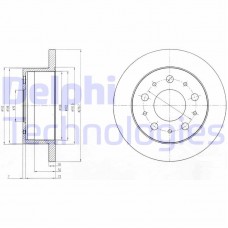 BG4099 DELPHI Гальмівний диск