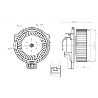 WG2160401 WILMINK GROUP Вентилятор салону
