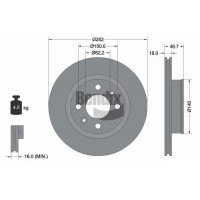 BDS1400 BENDIX Braking Гальмівний диск