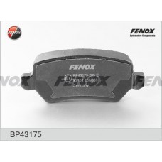 BP43175 FENOX КомплеК т гальмівних колодок, дискове гальмо