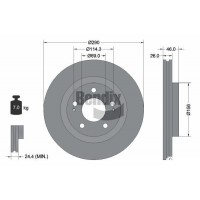 BDS1915 BENDIX Braking Гальмівний диск