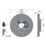 BDS1915 BENDIX Braking Гальмівний диск