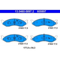 13.0460-5897.2 ATE Комплект гальмівних колодок дисковий гальм