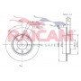 RD00636 RAICAM Гальмівний диск