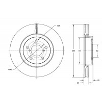 TX 72-96 TOMEX Brakes Гальмівний диск