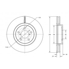 TX 72-96 TOMEX Brakes Гальмівний диск