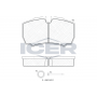 151640 ICER Комплект гальмівних колодок дисковий гальм