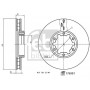 176991 FEBI BILSTEIN Гальмівний диск