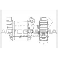 104430 AUTOGAMMA Интеркулер