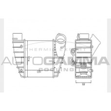 104430 AUTOGAMMA Интеркулер