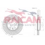 RD01391 RAICAM Гальмівний диск