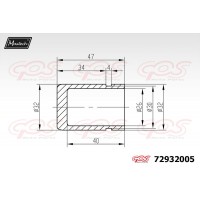 72932005 MAXTECH Поршень корпус скоби гальма