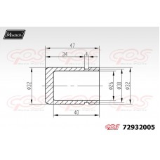 72932005 MAXTECH Поршень корпус скоби гальма