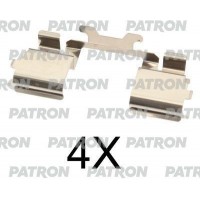 PSRK1058 PATRON Комплектуючі колодки дискового гальма