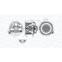 069412302010 MAGNETI MARELLI Вентилятор салону
