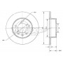 TX 70-37 TOMEX Brakes Гальмівний диск