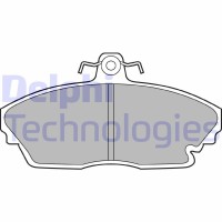 LP1210 DELPHI Комплект гальмівних колодок дисковий гальм
