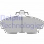 LP1210 DELPHI Комплект гальмівних колодок дисковий гальм