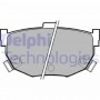 LP1073 DELPHI Комплект гальмівних колодок дисковий гальм
