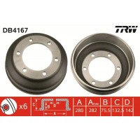 DB4167 TRW Гальмівний барабан