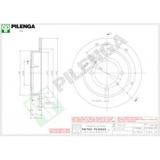 5265 PILENGA Гальмівний диск