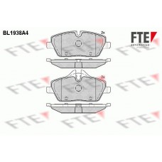 BL1938A4 FTE Комплект гальмівних колодок дисковий гальм