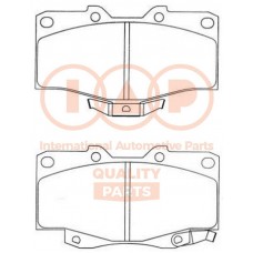 704-17060P IAP QUALITY PARTS Комплект гальмівних колодок дисковий гальм