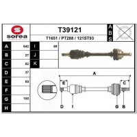 T39121 EAI Привідний вал