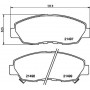 8DB 355 016-511 HELLA Комплект гальмівних колодок, дискове гальмо