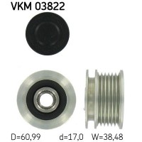 VKM03822 SKF ASAM DB Механізм вільного ходу генератора W202/210, Sprinter 95-,Vario