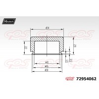 72954062 MAXTECH Поршень корпус скоби гальма