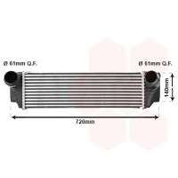 06004413 VAN WEZEL Интеркулер