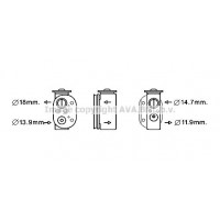 BW1497 AVA QUALITY COOLING Розширювальний клапан кондиціонера