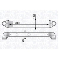 351319201970 MAGNETI MARELLI Интеркулер