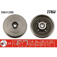 DB4120B TRW Гальмівний барабан